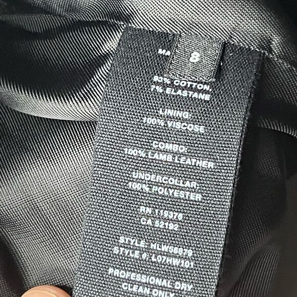 Helmut Lang Belted CRP Rider Blazer Black 8 NWT - Picture 13 of 16